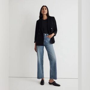 Madewell The Perfect Vintage Wide-Leg Jean in Heathcoat Wash